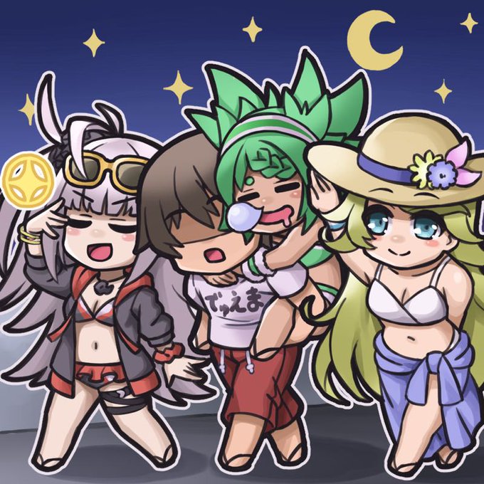 今年の夏ももうおしまい
またみんなで来ようね。

#デュエプレ 