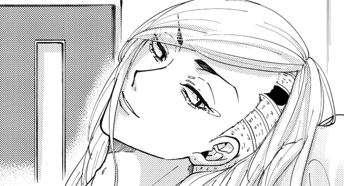 原稿で顔可愛く描けたやつ🌟😘 