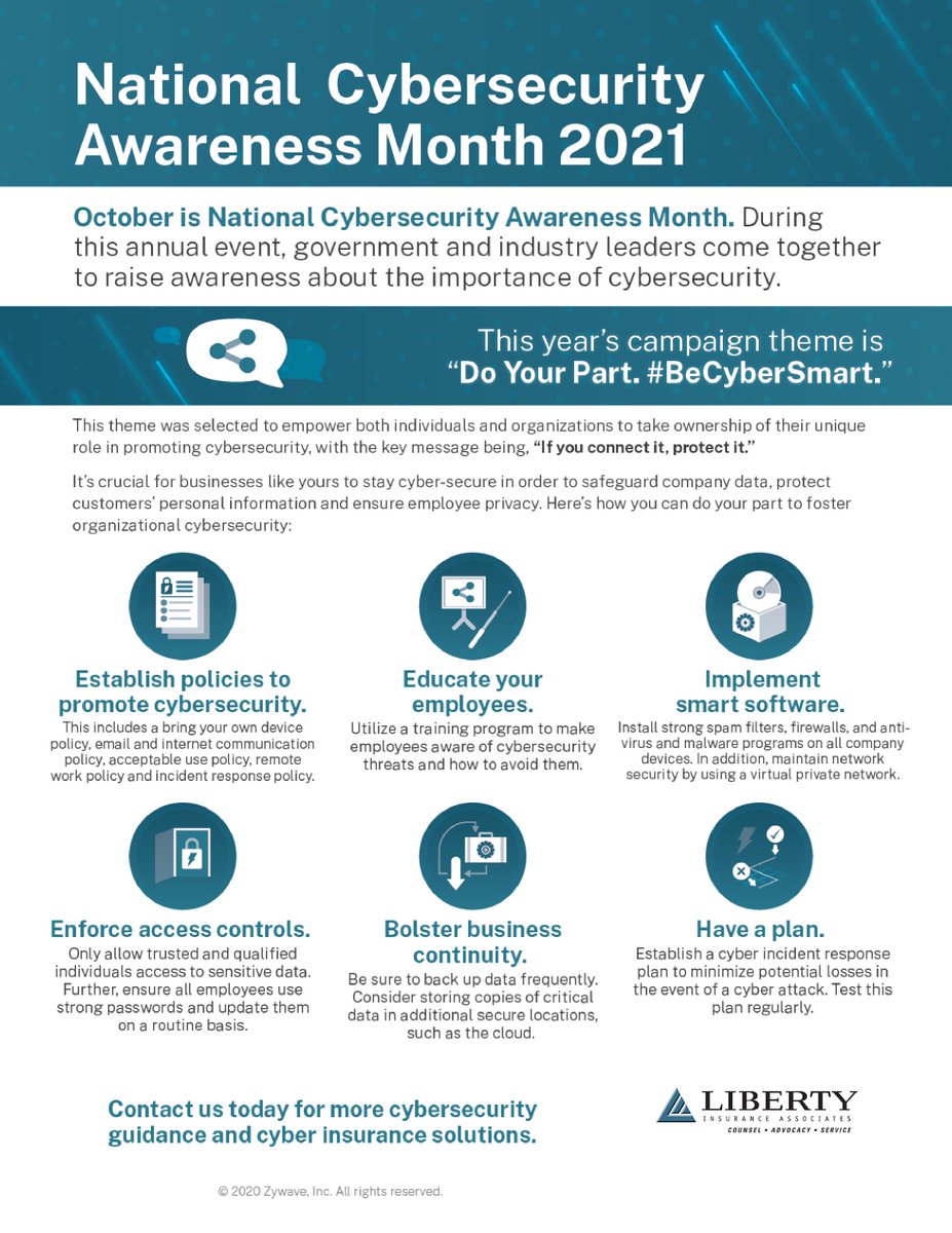 LibertyInsAssoc's tweet photo. #BeCyberSmart #LibertyInsAssoc https://t.co/CGF2C5J2Vy