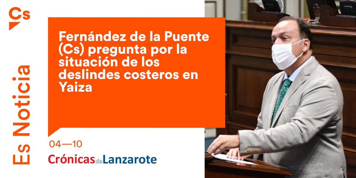 ⁉️¿Qué acciones se tomarán en relación con el informe de la Dirección General de Costas y el Mar que afecta a Yaiza?

🚨<a href="/RicardoFPA/">Ricardo Fdez de la Puente</a> "Más de 3000 puestos de trabajo se encontrarían en peligro si tuvieran que demolerse apartamentos y centros comerciales"

cronicasdelanzarote.es/articulo/lanza…