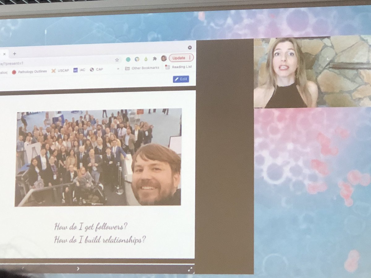 lara_pijuan's tweet photo. .@chriszioga is teaching how use Twitter in #ECC2021Wroclaw 😄
You can use hastags like: 
#cytopath #cytopearls #cytology https://t.co/xLGyj0v0pS