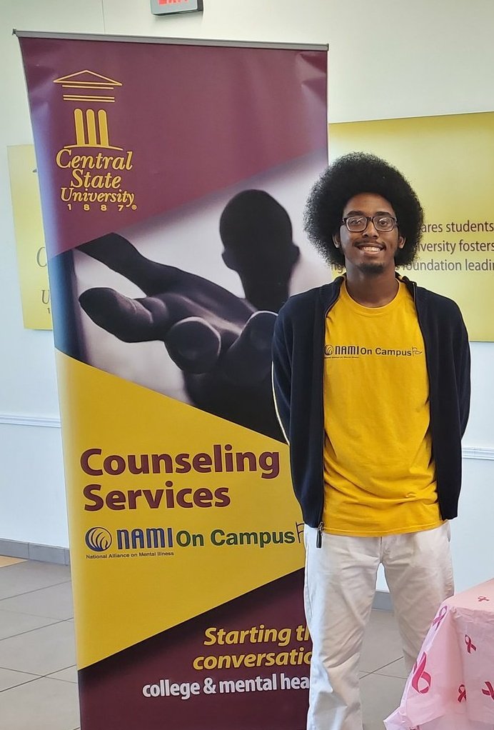 NAMICentralSta1's tweet photo. Goodmorning Marauder Land! Today is the official 1st day of Mental Health Awareness Week! Let's make it a spirit day! If you have one, consider wearing your NAMI shirt today and/or green clothing items as green is the color for mental health awareness!  #CSUIsStigmaFree https://t.co/V1wF6eYTah