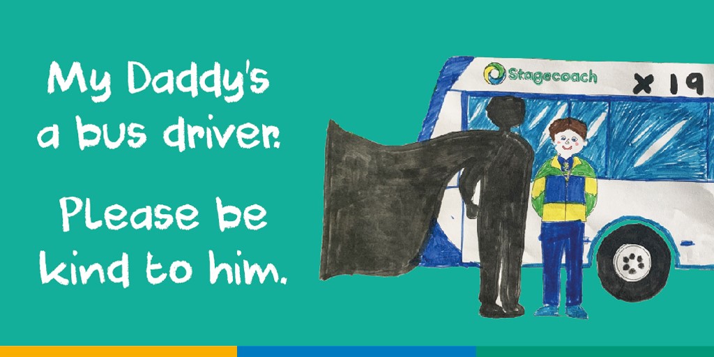 StagecoachYrks's tweet photo. Please be kind to all bus drivers at this difficult time. Our teams are working incredibly hard to serve their communities during this national driver shortage and no-one deserves to face abuse at work. #bekind https://t.co/6has10BOxm