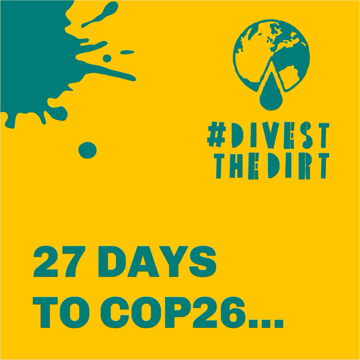 There's less than one month to go until #COP26... ⌛

Now is the time to take action - our climate depends on it 🌎❤️

Ask your council to step up and commit to divesting the funds they have invested in fossil fuel now 👇

protrectourwinters.uk/dirt