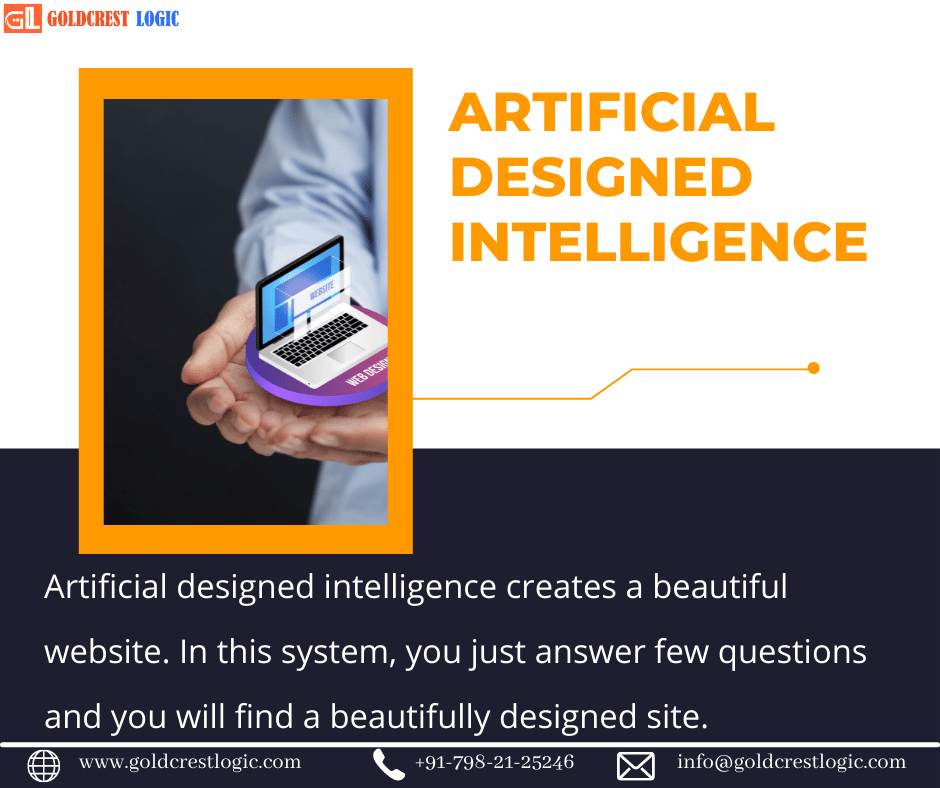 Goldcrestlogic's tweet photo. Artificial designed intelligence creates a beautiful website. In this system, you just answer few questions and you will find a beautifully designed site.
#Websitedesigningservice
#WebsiteDesigner
#Websitedesign https://t.co/TbbjLxnPaL
