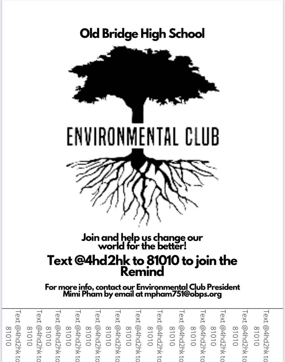 OBHS Environmental Club tweet media