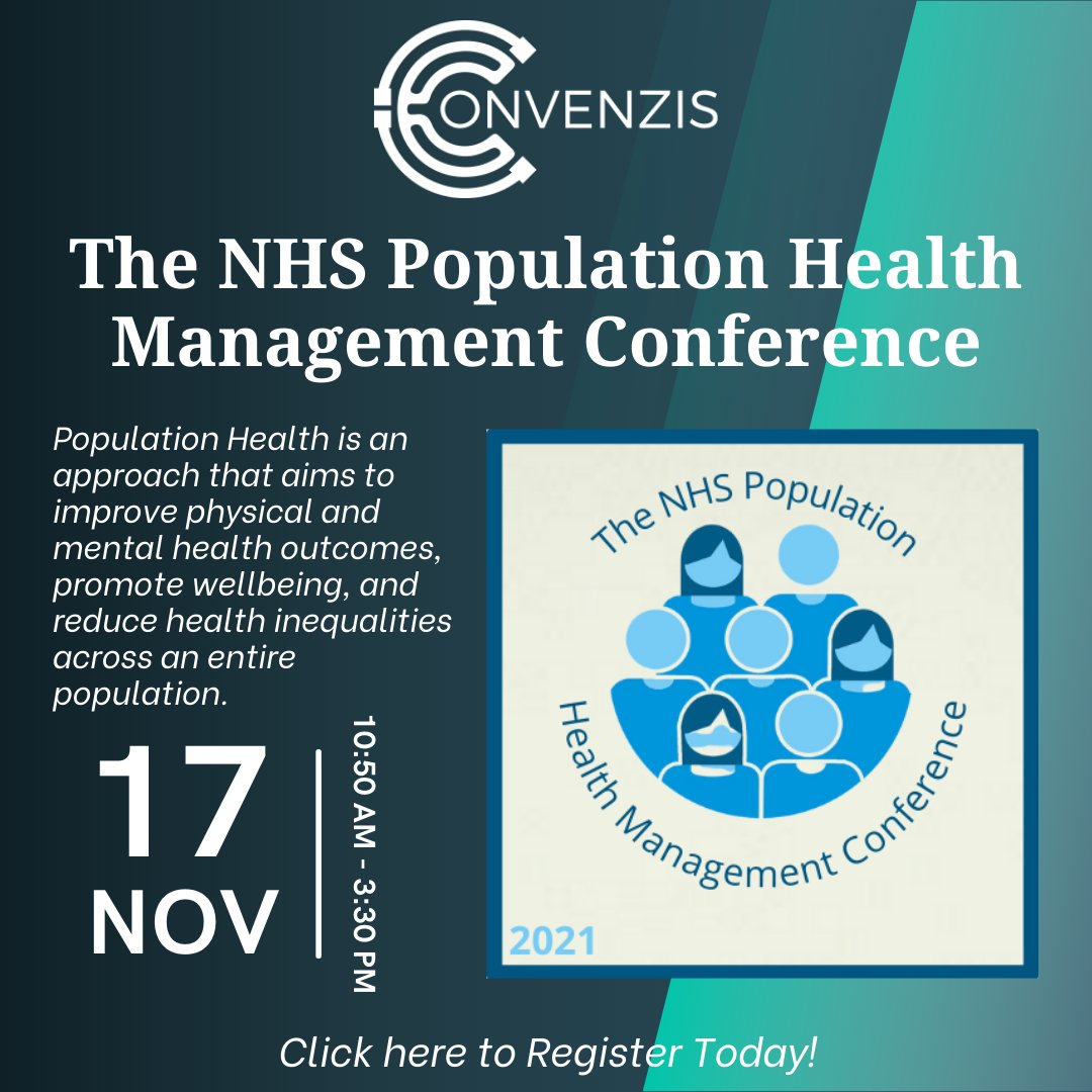 Are you interested in NHS Population Health Management?
Would you be interested in a fully-funded pass to network with peers and learn from sector leaders?
If so, join us at our upcoming virtual event on November 17th! Click on the link to get your tickets
https://t.co/fkNtbIW20v https://t.co/WI4LLBbpbT