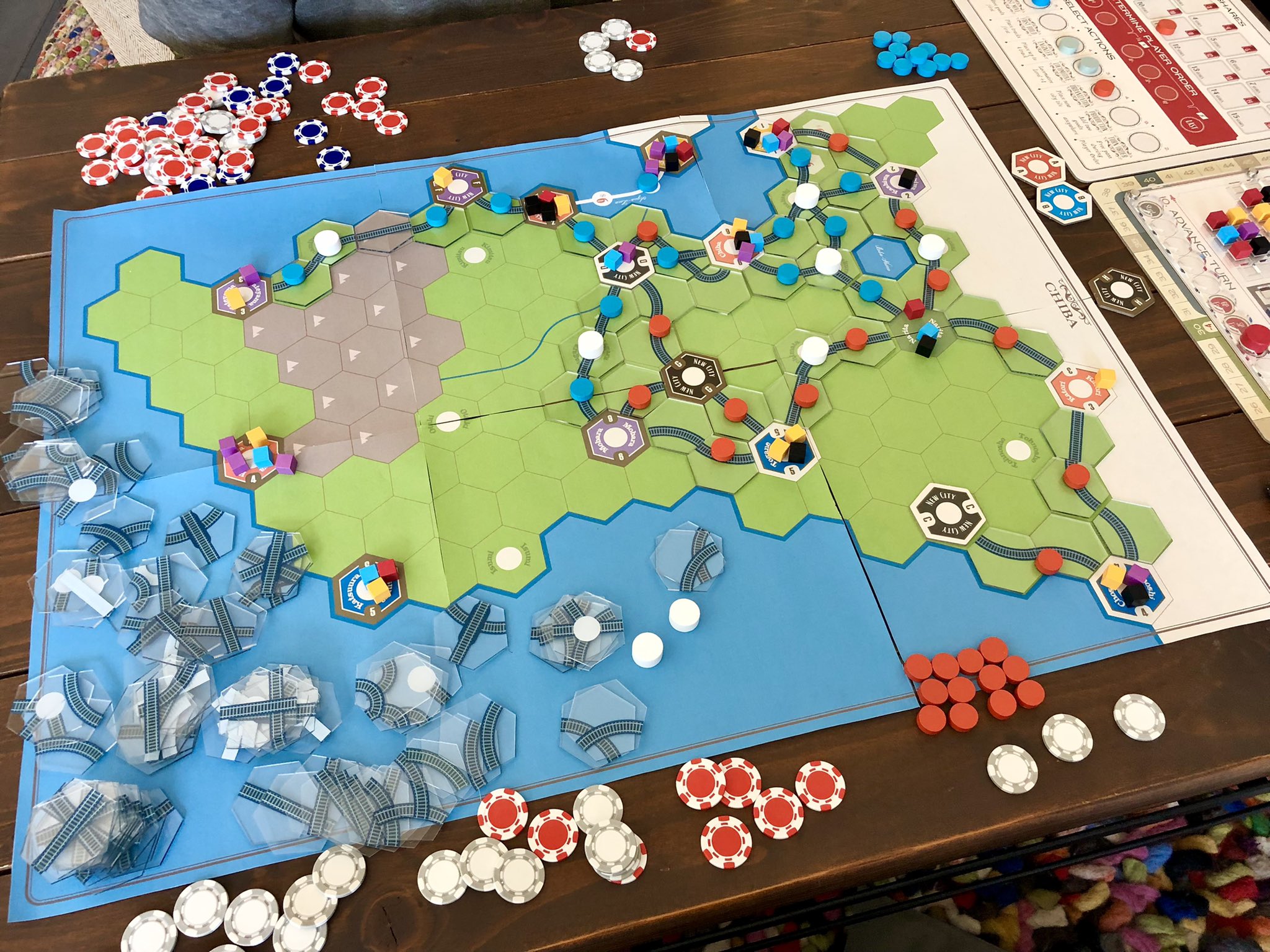 Age of Steam 蒸気の時代 マップ4種＋格納ボックス 【即納！最大半額