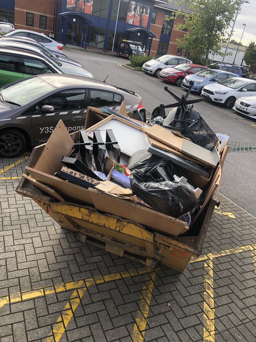 BarneyY3S's tweet photo. Yes it’s a skip. It’s filled to the brim with ‘old’ y3s clobber. But as we now enter a new exciting growth phase in our 20th year of specialist mortgage packaging, it’s time for an upgrade to our @Y3SLoans &amp; @y3sbridging. Out with the old &amp; in with the new. https://t.co/Dl0sjXoFTN