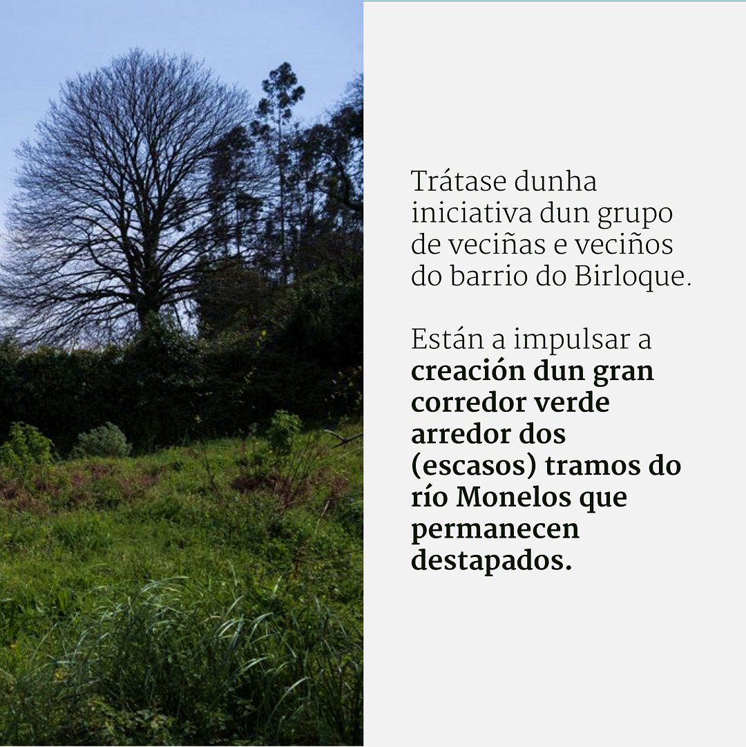 mareatlantica's tweet photo. 🌳Hai tempo que @Martineteiro puxo enriba da mesa a idea de crear o #ParqueCidade. Sería un novo pulmón verde para A Coruña, que uniría barrios coma Feáns, Mesoiro, Birloque, Someso e Elviña.
👉Este xoves preguntaremos no #PlenoCoruña por que @inesreygarcia non escoita. https://t.co/4qowOAqTkb
