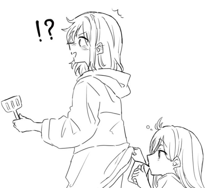 寝起き早々のセクハラ 
