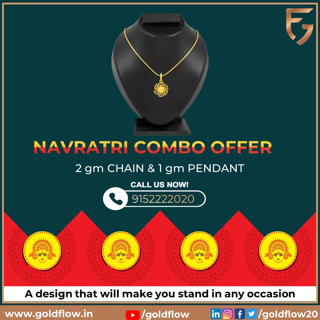 GoldFlow20's tweet photo. Good design stays great design spreads

#Goldflow #Jewllery #Pendants #GloriousSunPendant #1gmPendant #Chains #navratri2021 #maadurga https://t.co/4S7TtfPbBg