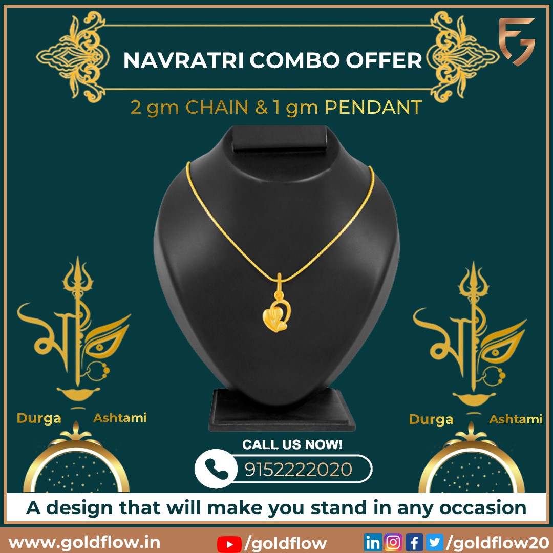 GoldFlow20's tweet photo. Trishul or Trident symbolizes sattwa (purity), rajas (desires) and tamas (inactivity)

#Goldflow #Jewllery #Pendants #HeartinHeartPendant #1gmPendant #Chains #navratri2021 #maadurga https://t.co/bDqSExYrWu