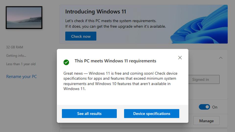 Windows 11 Is Nearly Here:  Check Your PC’s Compatible Now Before Tomorrow’s Launch
