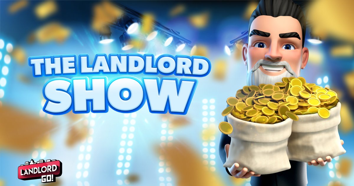 LandlordGO's tweet photo. Welcome to the Landlord Show!🥳
In this show, all of your dreams can come true!😱
We would like to know what's your favourite show?
Share with us, your in-game collection related to TV shows! 
We are waiting for your comments!😎
#landlordgo #tvshow #realitygames #ios #android https://t.co/aM9OvMmsDi