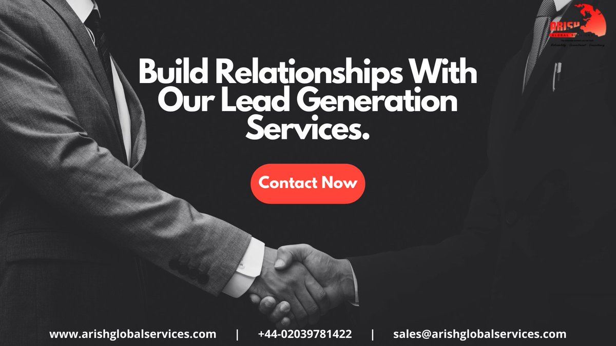 ArishGlobal's tweet photo. Are you a business owner who believes in building relationships?
At Arish, our lead generation experts build great relations with customers on your behalf &amp; increase the chances to get more referrals in the future.

Visit https://t.co/W0D6lMQJpH https://t.co/7UQobCwazf