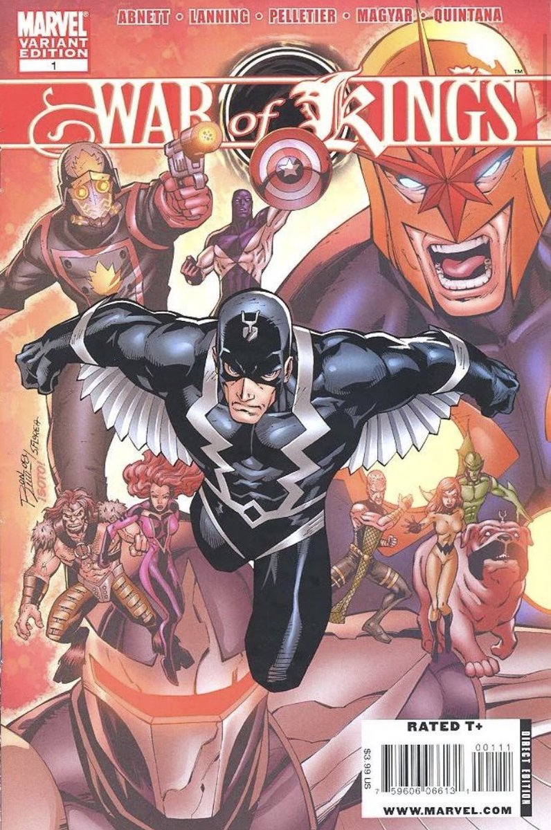 dano_cosmic's tweet photo. #WarofKings #1 (Vol. 1, 2009) variant by #RonLim
✨
W-#DanAbnett/#AndyLanning,A-#PaulPelletier,I-#RickMagyar,C-#WilQuintana,L-#JoeCaramagna
✨
#Blackbolt #Nova #RichardRider #StarLord #MajorVictory #VanceAstro #GotG #GuardiansoftheGalaxy #Inhumans #Darkhawk #MarvelCosmic https://t.co/HbacXEa8Os