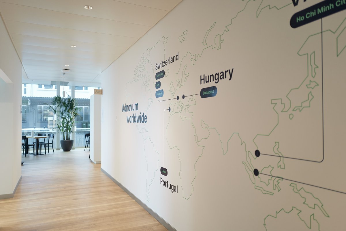 Adnovum's tweet photo. We moved into our new, centrally located headquarters at Badenerstrasse 170 in Zurich today. We are looking forward to welcoming you in our new office space. #newadnovum #timeforsomethingnew #cocreation #teamwork #modern https://t.co/Q44fES8cqc