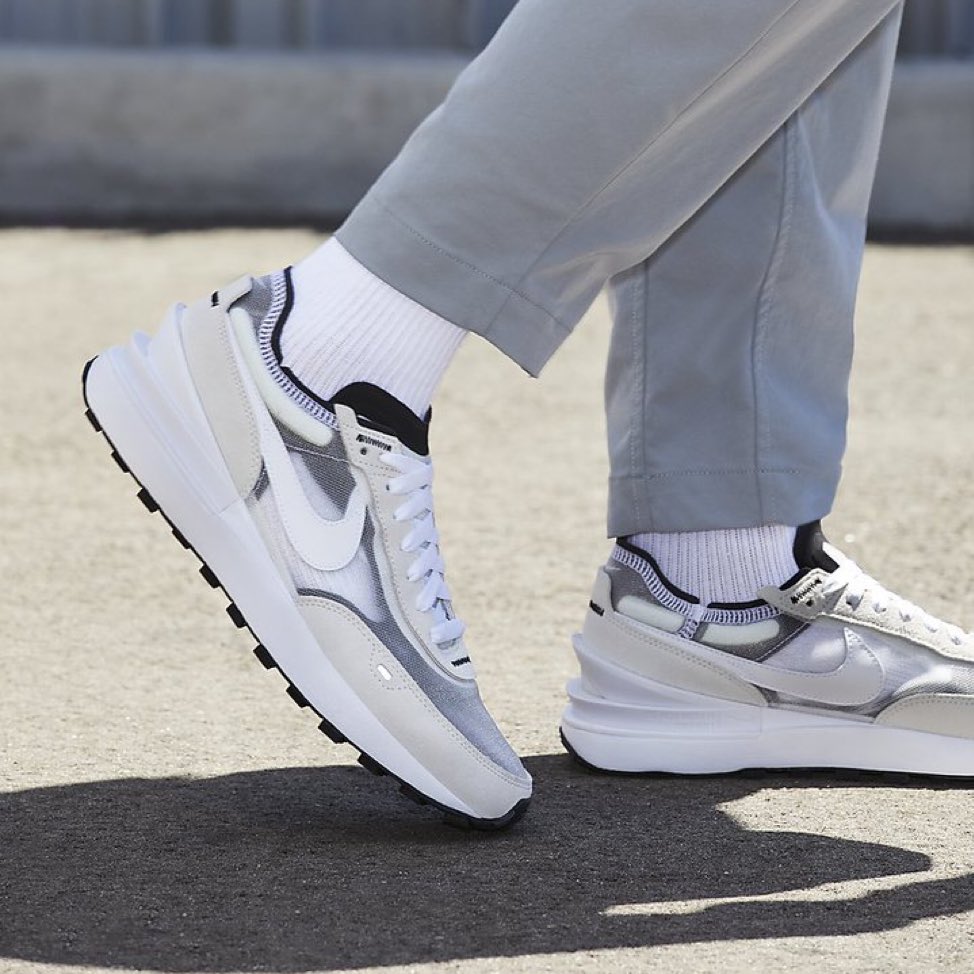 waffle one summit white on feet