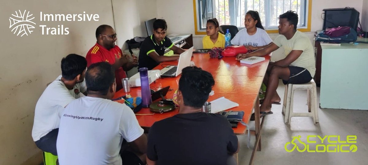 ArchaeoNomad's tweet photo. This was an exciting session today with the members of #CycleLogic- a new #bicycling community in #Kolkata.
We are super excited to mentor them in the nitty gritty of curating unique #Cultural Heritage based urban and cross country #cycle trails starting this winter. https://t.co/RjTwC3sfNk
