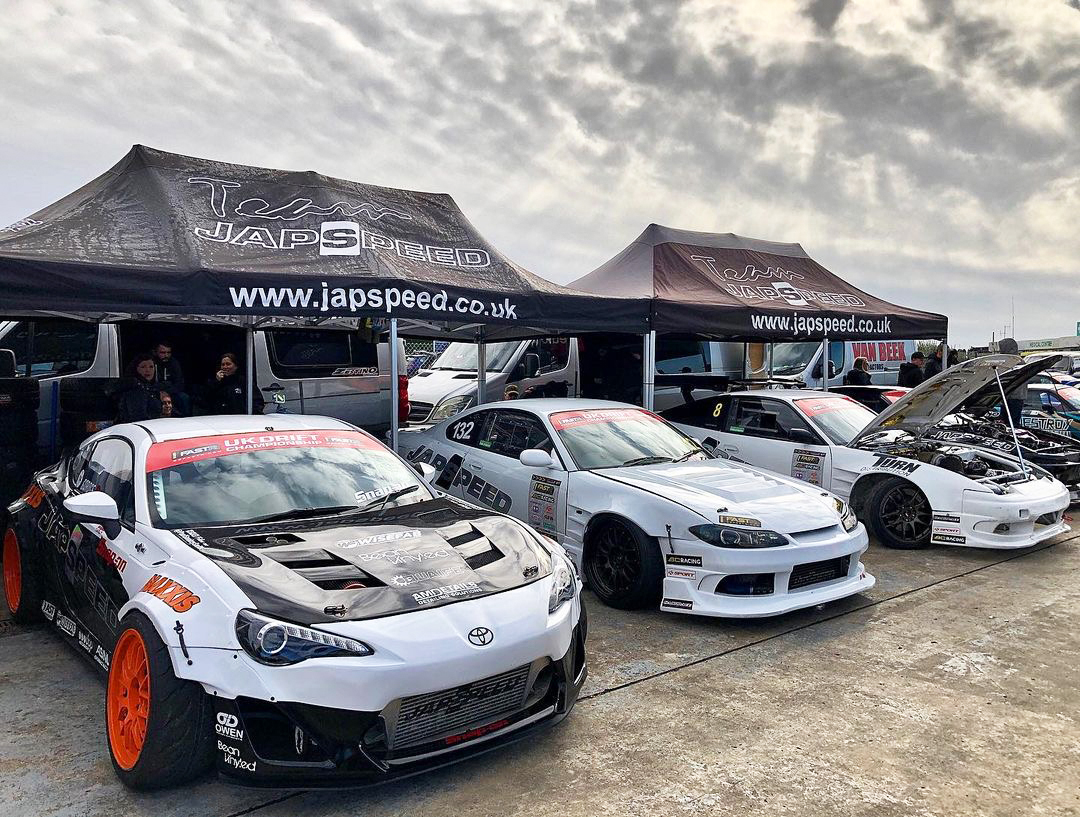 Japspeed's tweet photo. Squad goals. π #japspeed #teamjapspeed #trax #ukdc #ukdriftchampionship #ukdrift #silverstone #silverstonecircuit #drift #drifting #driftcar #smokey #pro #prodrift #toyota #gt86 #toyotagt86 #nissan #s13 #s15 #silvia #nissans13 #nissans15 #jz #2jz #firstplace #jdm #modifiedcars https://t.co/LSTQMoAKEj