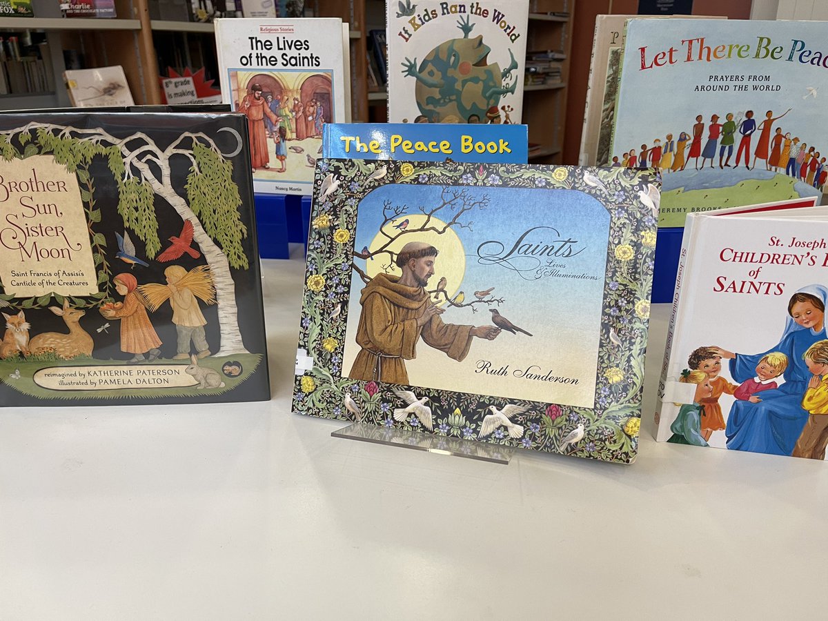 marymountlib's tweet photo. Celebrating the feast of Saint Francis of Assisi in the Marymount library https://t.co/utInvVq3pI