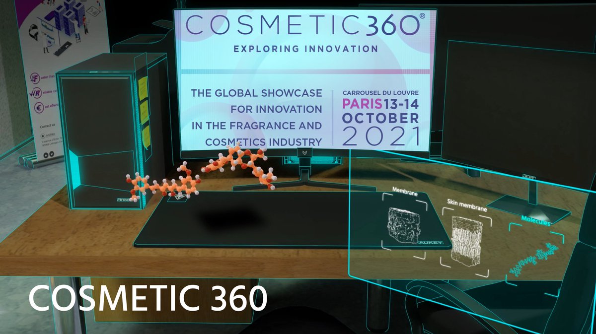 insilibio's tweet image. InSiliBio sera présente au salon du Cosmetic 360 le 13 et 14 octobre 2021.

Retrouvez-nous au stand L6 et plongez dans un monde virtuel au cœur des modélisation moléculaire.