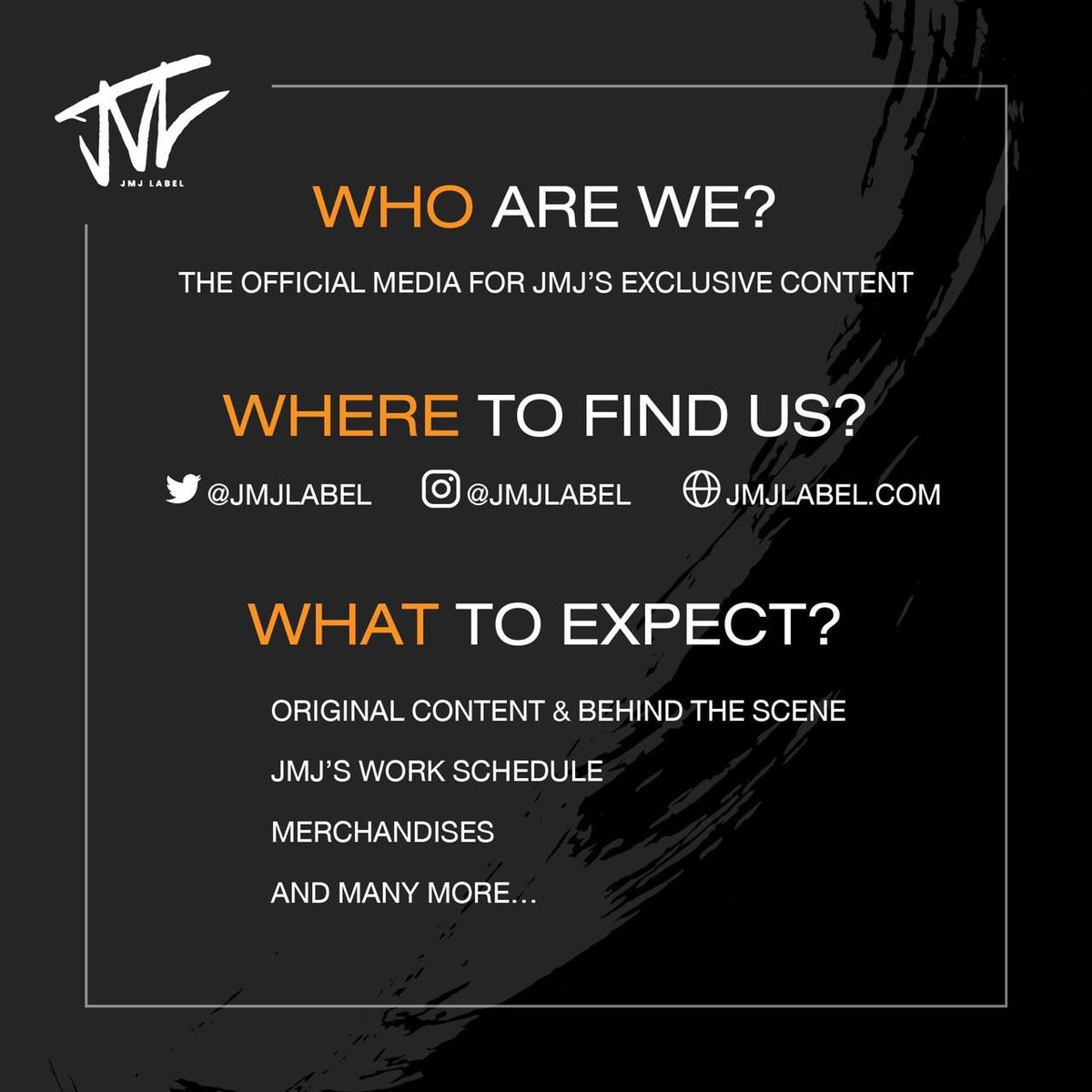 i know you have questions 🤔

#JMJLabel 
#JamyJamess