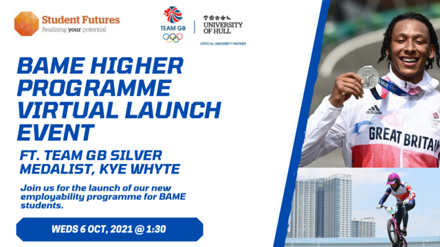 HullUniCareers's tweet photo. Think this event couldn't get any better?🚴‍♂️

Well, what if we also told you that by attending you would receive a free @TeamGB X @UniOfHull hoody*🤩

We know where we will be on Wednesday 6th October 1:30pm

Sign Up: https://t.co/QvvpQ3PHIY

*Applicable for first 50 registrations https://t.co/bp5ZYfly5E