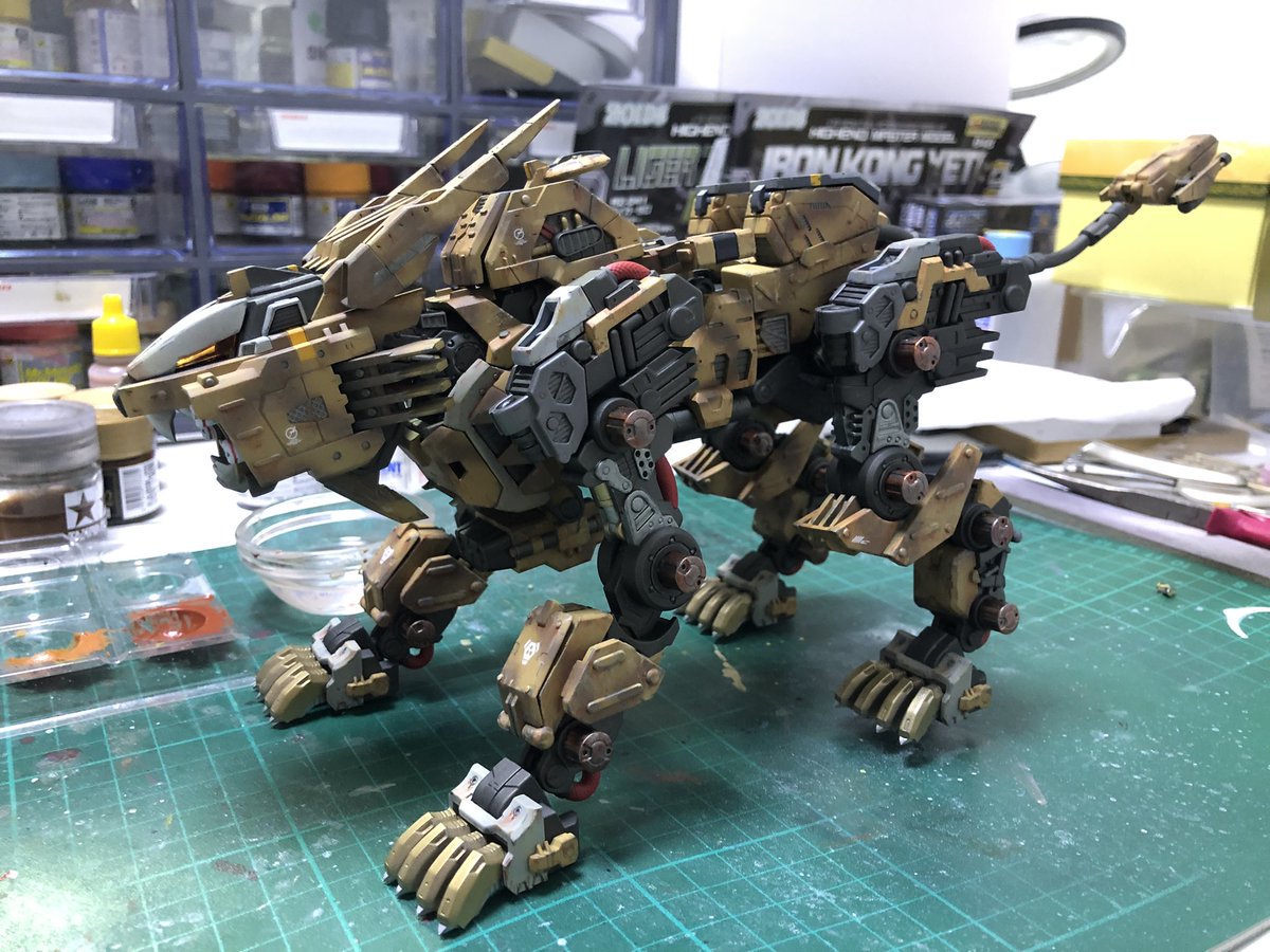 BenWong05534561's tweet photo. 獅子🦁️的毛開始生長了😝

#ゾイド #ライガーゼロ #ライガーゼロパンツァー #zoids #zoidsofinstagram #zoidshmm  #zoidsmodels #zoidscustom #zoidstagram #ironkong #ligerzeropanzer #kotobukiyacosplay https://t.co/czZL5MlfEN