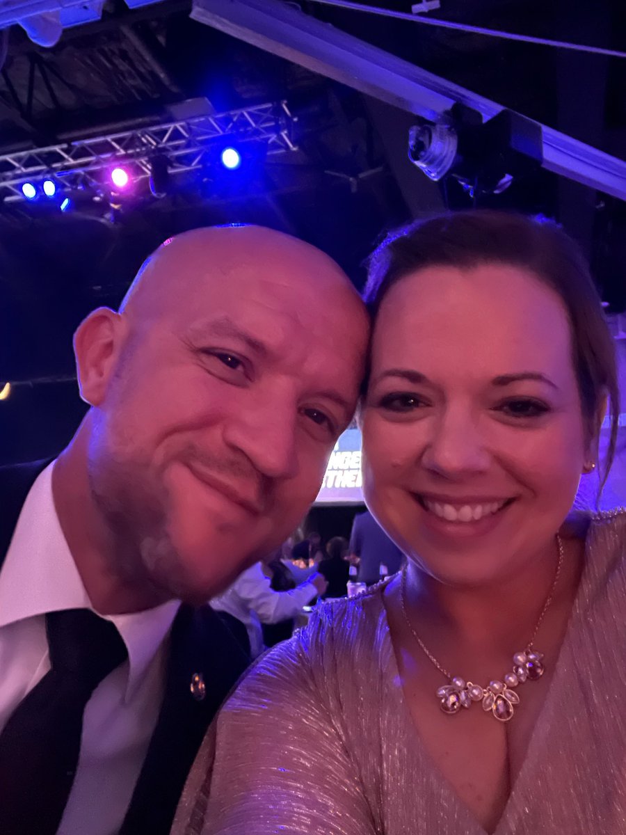 ChiefPrewitt's tweet photo. Thereโs a lot of reasons that I would consider myself to be a fortunate man, and 99% of them center around her. Celebrating 18 years of marriage to this beautiful lady today #SittingInATree https://t.co/a5PI78FhTB