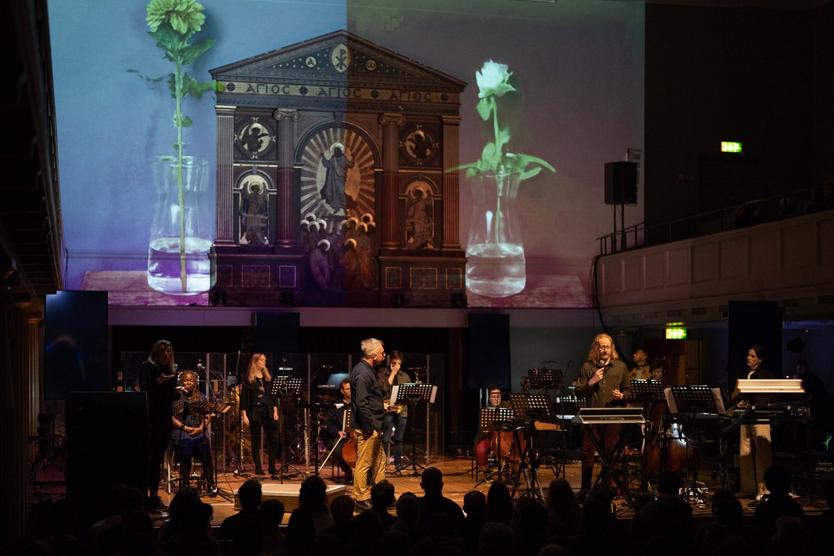 Thank you all for the wonderful feedback on @Hanpeel's The Unfolding with @charliehazlewoo @stgeorgesbris on Friday night. Complimented beautifully by @LloydRColeman 's Latent Bloom, it was a magical evening and we’re really proud of it. 1/2 Photos @yorktillyer