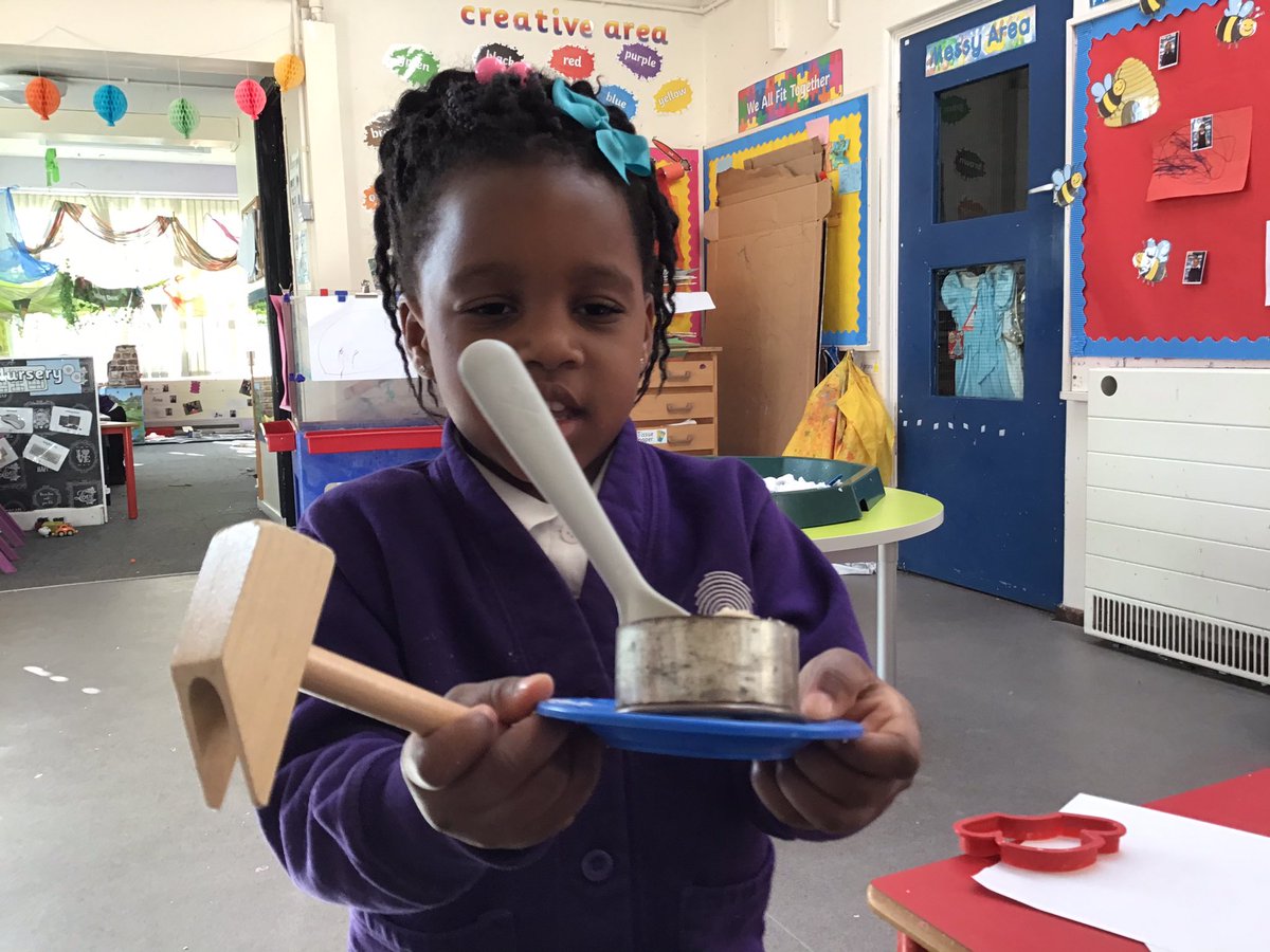 aspear_'s tweet photo. Busy busy in nursery this morning. We’ve had lots of playdoh cakes today that were very yummy!! 🍰 @MissWhitehurst_ @RowParkAcademy https://t.co/dBP5A12GLd