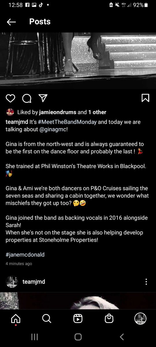 TeamJMD's tweet photo. It's #MeetTheBandMonday

And this week we are talking about @GinaGMC 👇👇 https://t.co/ufMEpYLPQl