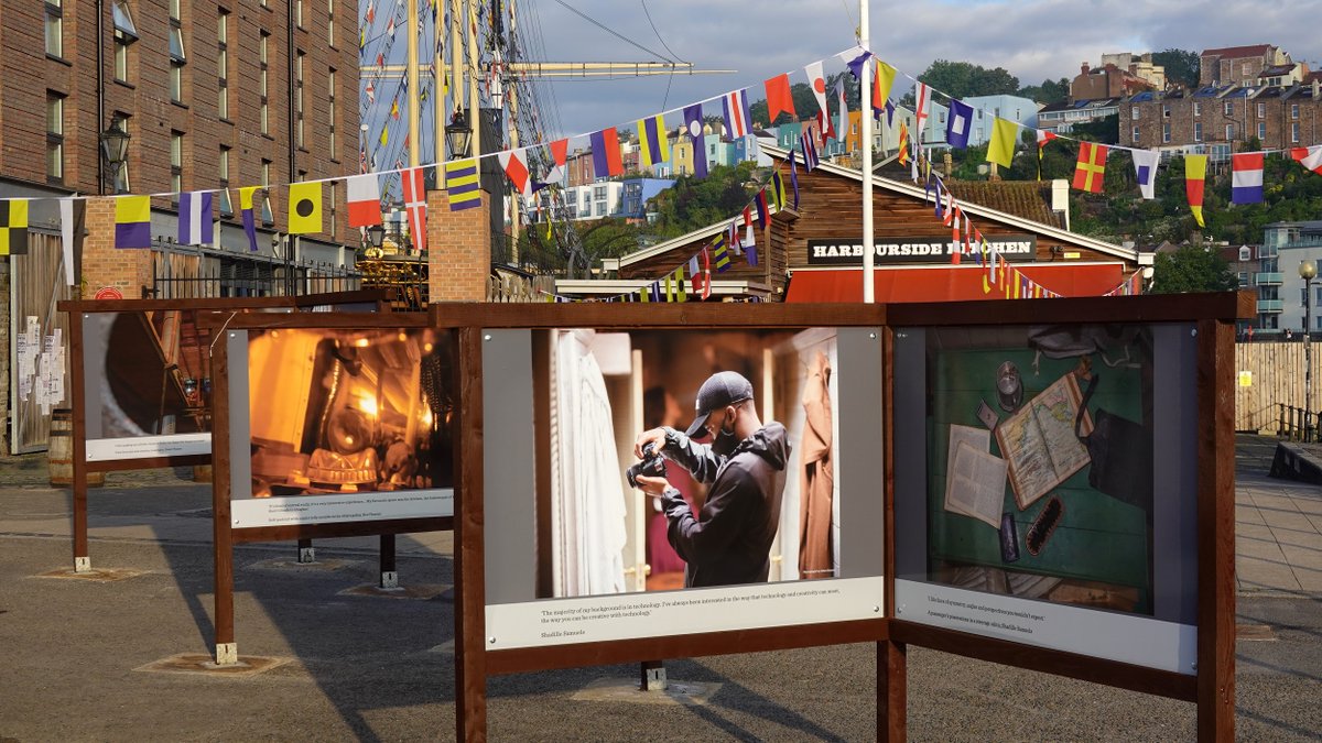 SSGreatBritain's tweet image. We’re delighted to have launched ‘Opening Up’, a photography exhibition that invited four young photographers to explore the ship for the first time and share their responses 📸

With thanks to @createwitheight,who helped make this incredible exhibition possible!