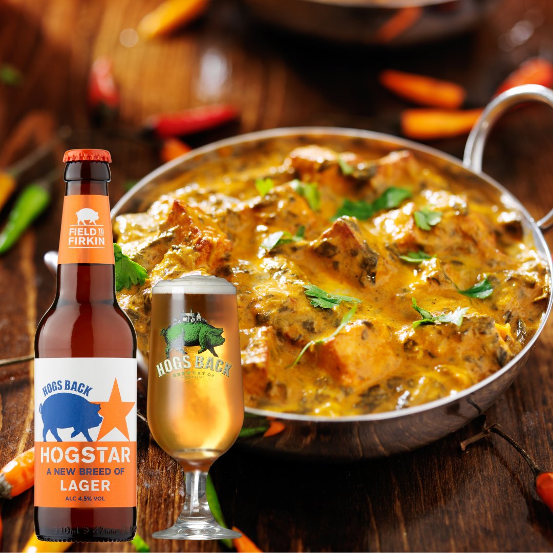 To celebrate #NationalCurryWeek we have a case of Hogstar Lager to be won by a homemade curry aficionado! To win it, all you need to do is let us know what your home cooked curry creation is going to be this week. Entries by midday Thursday. 🍛🍺shop.hogsback.co.uk/collections/ho…