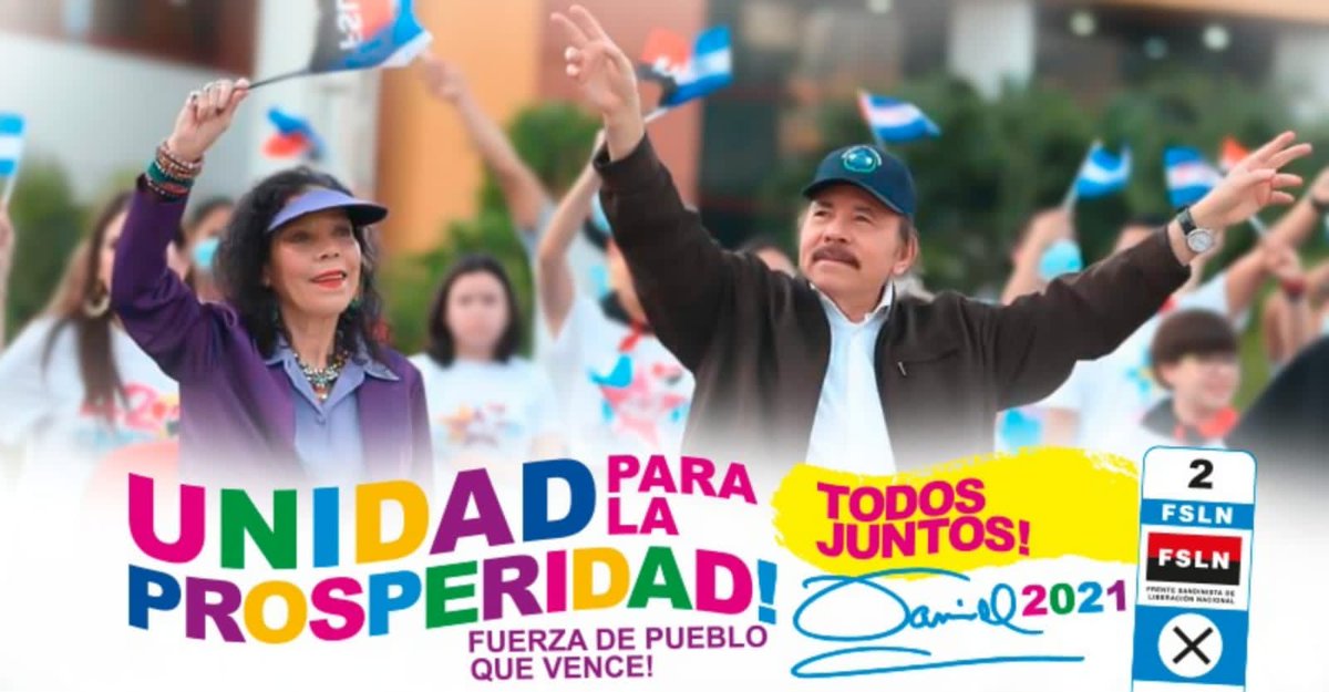 #UnidosEnVictorias 
El 7 ᴅᴇ Nᴏᴠɪᴇᴍʙʀᴇ ᴠᴀᴍᴏs ᴛᴏᴅᴏs 
Eɴ ʟᴀ ᴄᴀsɪʟʟᴀ 2 ❤️🖤
#Daniel2021
#UnidadParaLaProsperidad 🇳🇮