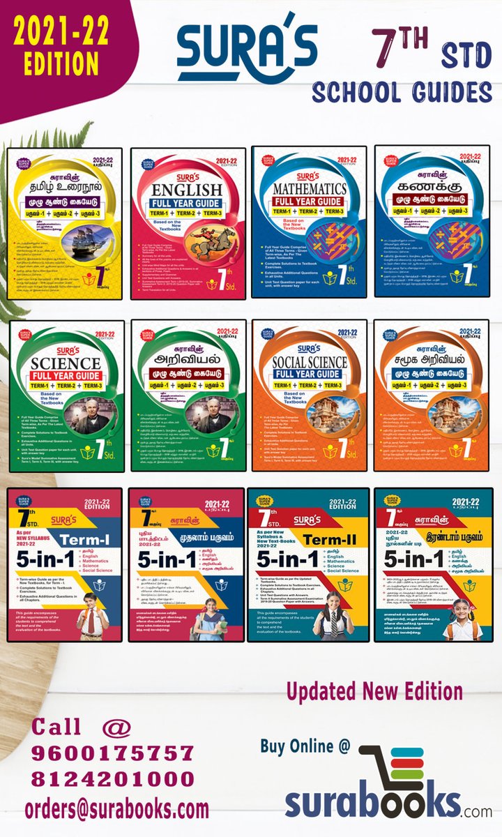 surabooks's tweet image. surabooks.com

#suraguide #surabooks #7thstd #schoolguides