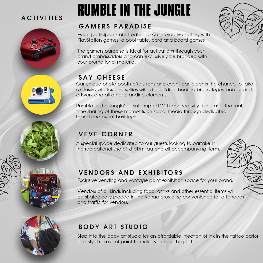 TheREMAKE254's tweet photo. Ready to #RumbleInTheJungle?
Dial *229*46# or visit : https://t.co/Q6YOq8Nl0U.
Advance - 800
Group of 5-3500
Gate-1000
#TeamRemake #RemakeGang #RemakeIsReal #Nairobi #reggaemadeinkenya🇰🇪 #liveconcert https://t.co/bpQjY9jwlQ