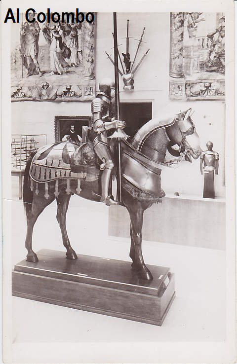 AlColombo2's tweet image. Looking Back In Time: Postcard: Armor For Man and Horse lookingbacktime.com/2021/10/postca…