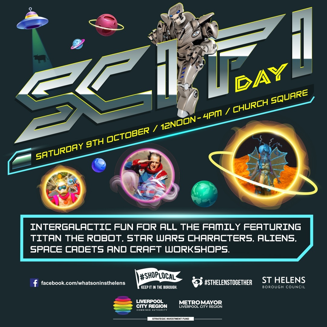 TITANtheROBOT's tweet image. St Helens on Saturday. #StHelens #TitantheRobot #Robots #scifi