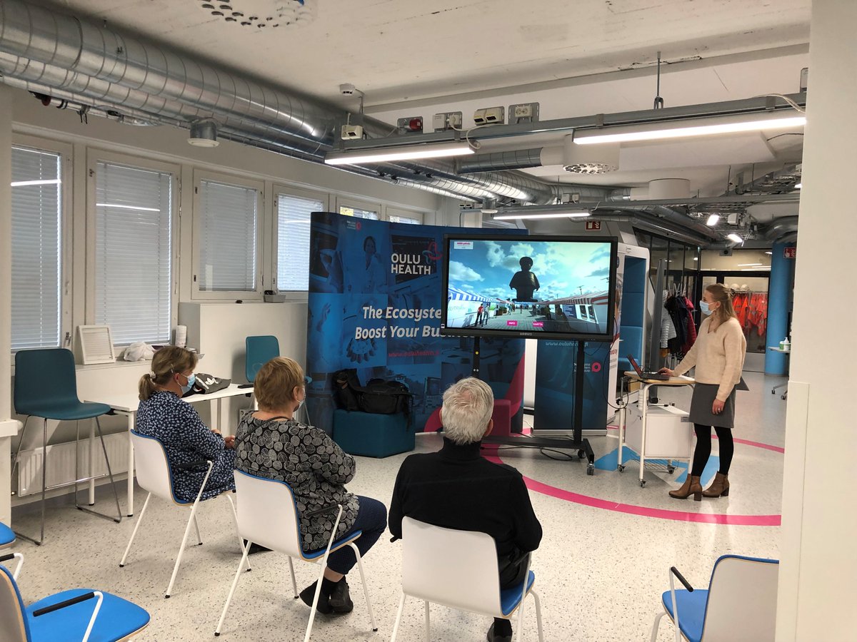 AADA-palvelu julkaistiin koekäyttöön maanantaina 4.10.2021 OYS Testlabissa. AADA-palvelu on virtuaalinen näyttelytila, joka tarjoaa erilaisia hyvinvointia tukevia ratkaisuja kaiken ikäisille ihmisille. AADA-palvelu löytyy: lnkd.in/dmn44MZZ @POPsote <a href="/oulunkaupunki/">Oulun kaupunki, Oulu</a>