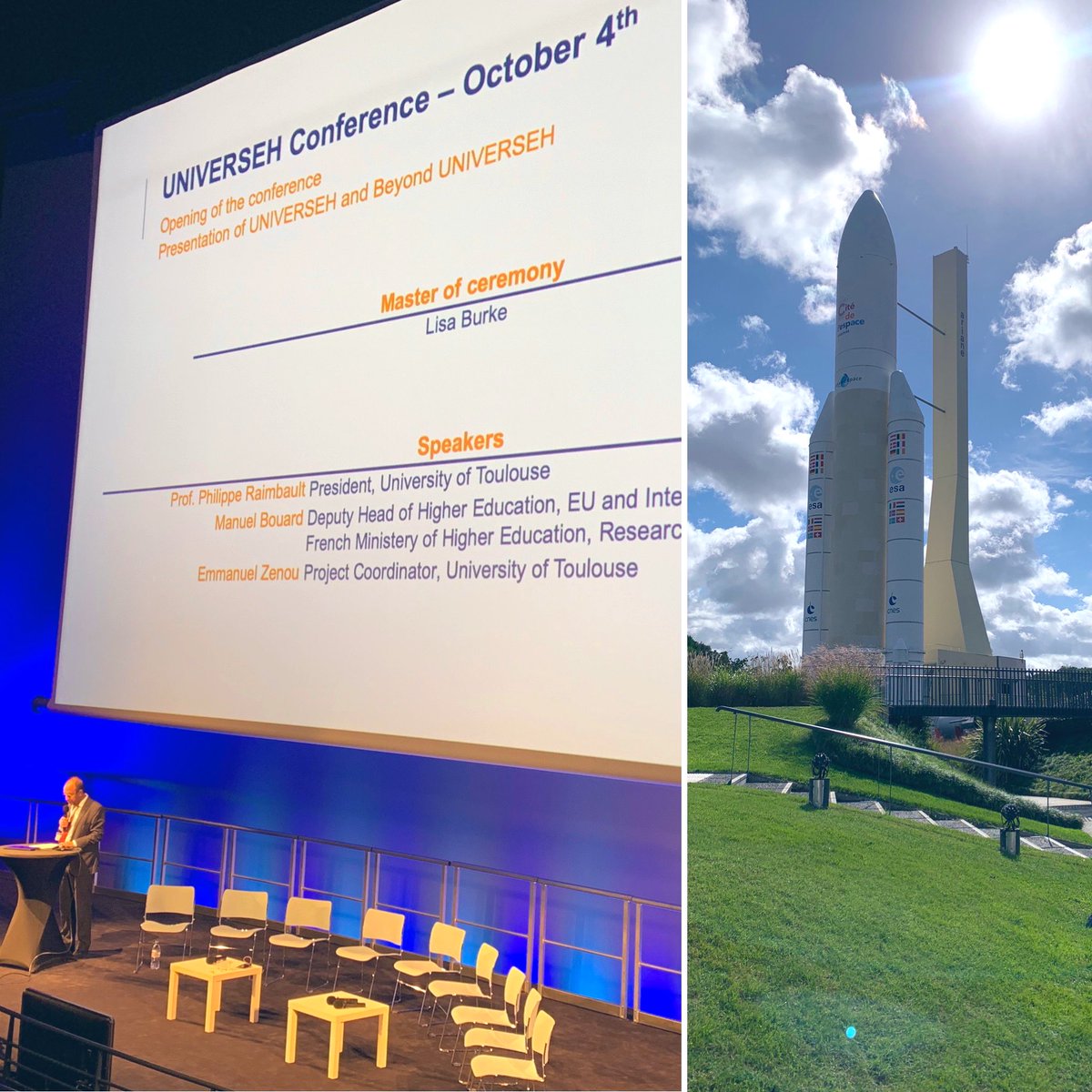 Great Inaugural conference "#Space and the Universities of the Future in Europe". Amazing and rich project! with a nice introduction by <a href="/phraimbault/">Philippe Raimbault</a>  
innovation, European Space , internationalisation, technology, entrepreneurship 
<a href="/Univ_Toulouse/">Université de Toulouse</a> <a href="/tbs_education/">TBS Education</a> 
#UNIVERSEH