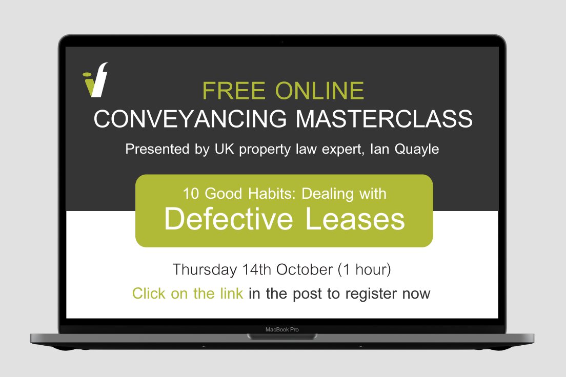 IndexPI_WM's tweet photo. Register here: https://t.co/4DP9cQA3Nj to join us ONLINE for this FREE Conveyancing Masterclass presented by UK property law expert, Ian Quayle. https://t.co/SWsjbBXeLO