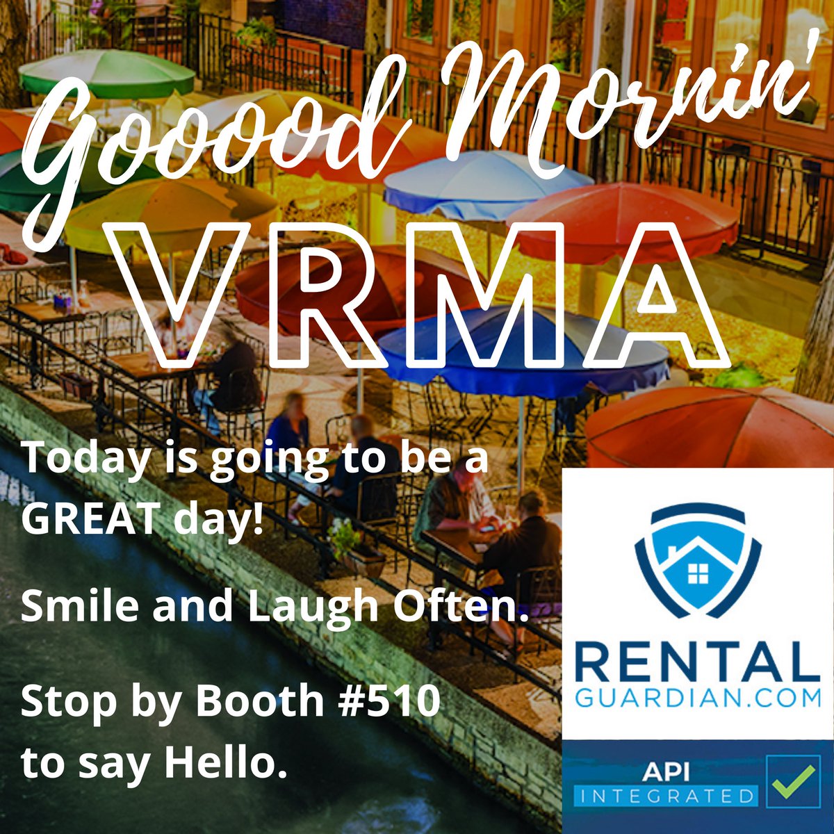 Good Morning from the <a href="/Rental_Guardian/">RentalGuardian.com</a> team coming to you live from the <a href="/InhabitIq/">Inhabit IQ</a> group of exhibitors. Be sure to stop by Booth 510 to say hello and let's make today a GREAT Day! We can't wait to meet you!!
#VRMA #VRMA2021 #VRMAInternational