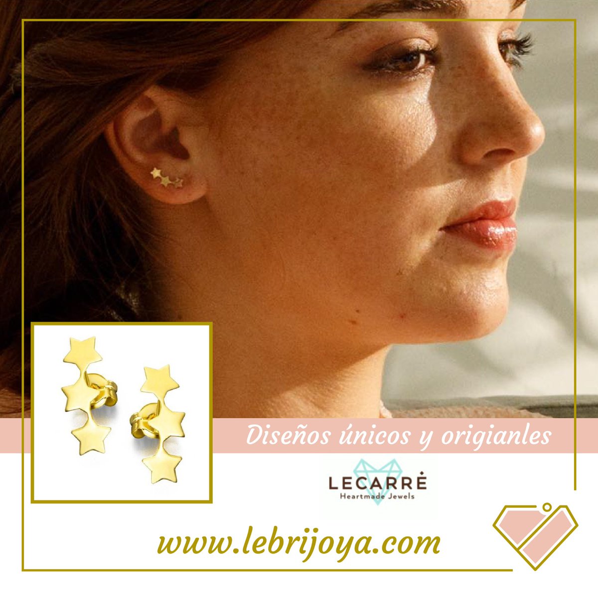 Lebrijoya's tweet photo. Todo lo que le puedas pedir a una #joya, lo tienen estos ⭐️#Pendientes #Lecarré #Estrellas⭐️, que sea #original, #juvenil, #atemporal. Que se adapte a ti y que, a su vez, destaque. ¿Quieres que sean tuyos🤩?⤵️
https://t.co/2fTcWwTojI
#regalos #regalosoriginales #joyeria #marcas https://t.co/u7xlCgDBIz