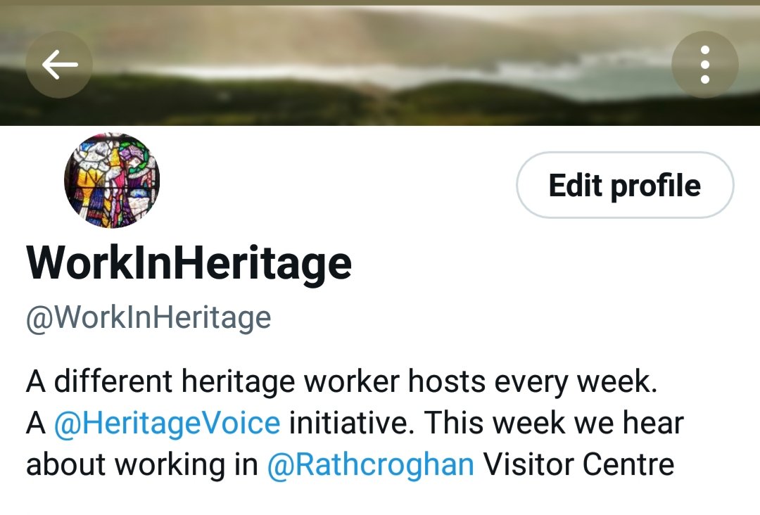 Check out @WorkInHeritage
 ...We're taking over their Twitter account this week. We'll be posting about what's involved in working in heritage. Hopefully we'll inspire a few to take a heritage related career path.

#workinheritage
#archaeology #loveheritage