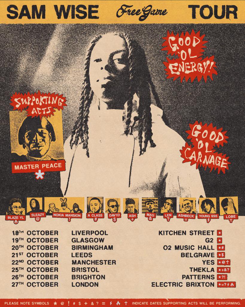This ones important for the culture, WE write the scripts 🧙🏾‍♂️🌙

Limited tickets left get yours here; 
lnkfi.re/FGTour

(use key at the bottom to see who is performing where)