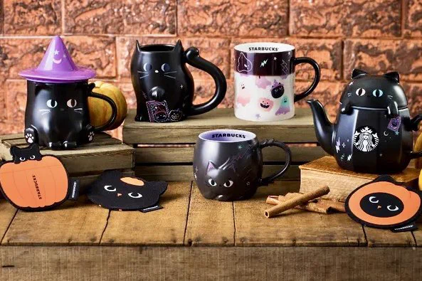 ハロウィン仕様のマグカップやタンブラーも！台湾スターバックスの黒猫シリーズが可愛すぎる！
