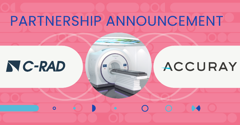 Accuray's tweet photo. #CRADAB and Accuray announced today they have signed an agreement designed to enhance the #Radixact System’s ability to treat breast #cancer. #TomoTherapy #AccurayExpandRT #bcsm #CATALYST+HD #PatientPositioning